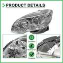Headlight Assembly for Mercedes Benz W204 C Class Headlamp C300 C230 C350 2008 2009 2010 2011 (Left Driver Side)