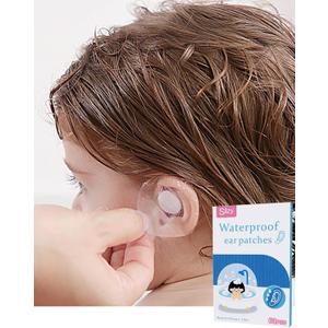 Slizy 60 Pieces of Children's Waterproof Ear Stickers,Disposable Baby Shower Ear Protection,Newborn earplugs,Silicone Gel Ear Muffs,Does not Leave Glue,not Easy to Allergies,for Swimming,Bathing