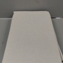 100% Blackout Shield Linen Blackout Curtains for Bedroom 84 Inches Long, Back Tab/Rod Pocket Living Room Drapes, Thermal Insulated Blackout Curtains 2 Panels Set, 50" W x 84" L, Cream