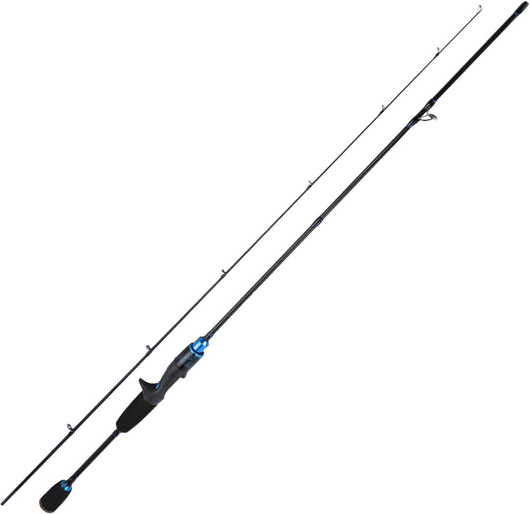 Sougayilang Fishing Rods Ultra-Sensitive Carbon Spinning Rods Blanks with Comfort EVA Grip Rod Handle 2 piecesTrout Rod
