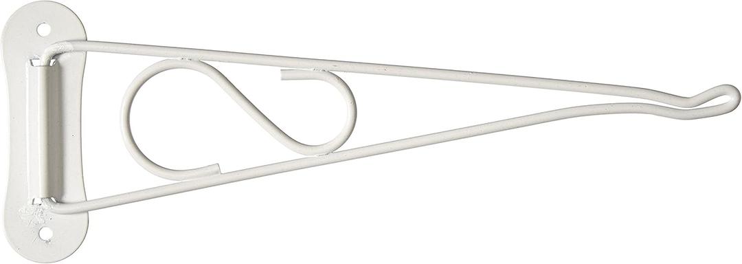 Mintcraft GB0213L Britan 0213L Swivel Hanging Planter Bracket, 10-Inch White Metal