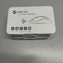 2 x JOYACCESS Wireless Mouse for Laptop - Ultra Thin, Silent, 2400 DPI Portable Optical Mouse for Laptop,Computer,MacBook,Windows, Chromebook, PC (White + Pink) (Pink and Silver)