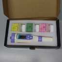 Hydrogen Water Tester Meter for Hydrogen Water Bottle, 7-in-1 H2 TMEP EC TDS Salt pH ORP Meter, TDS Meter Digital Water Tester for Drinking Water, Filtered Water, pH Tester for Juice, Coffee (Blue and pink)