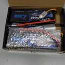 Zeee 2S Lipo Battery 6000mAh 80C 7.4V Hard Case RC Battery with T Connector for 1/8 Scale RC Car RC Airplane RC Helicopter RC Boat (2 Pack)