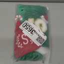 Eoocan 20 Inches Monogram Christmas Stockings Green Velvet with White Super Soft Plush Cuff Embroidered Xmas Stocking Classic Personalized Stocking Decoration for Family Holiday Season Decor(Letter S)