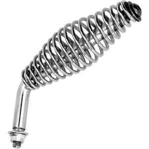 5 inch Stainless Spring Handle with 1/2" Steel Rod for Wood Stove Handles Replacement, Fireplace Damper Handle Grill Handle for BBQ Grill, Trailers, Smokers, Cabinets, Custom Metal Projects, Furnaces
