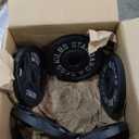 Fitvids 2 Inch Olympic Barbell Weight Plates Set, 255 LB(2.5-45 LB) Barbell Weight Set for Home Gym Strength Training, Double-grip Design