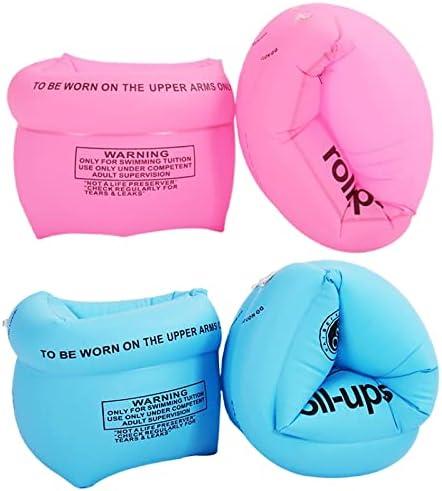 2-4 Pack Arm Floaties for Kids and Adults - Pool Floats Arm Bands Inflatable Swim Rings PVC Arm Floater for Toddlers Kids 3-5-6-12 Years