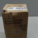 LEVERLOC Shower Caddy Suction Cup, Shower Organizer Removable Bathroom Shelf, Storage Suction Powerful Max Hold 22lbs Bathroom Caddy Waterproof Holder, White