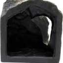 JIHAQUA Large Resin Reptile Tank Accessories Hideouts Cave Habitat Decor for Leopard Gecko Lizards Turtle