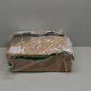 Furologee Nightstands Set of 2, End Tables Set of 2 with Charging Station and LED Lights, White Night Stands with 2 Fabric Drawers, Bedside Tables for Living Room/Bedroom