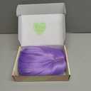 Purple Bob Wig with Bangs for Women 12 Inch Short Straight Lavender Wigs Synthetic Colored Wigs