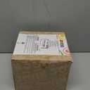 JOYIN 2 Pack 5 Ft Halloween Light Up Spiders Outdoor Decorations, Scary Giant Spider with Purple LED, Fake Large Haunted House Props, for Halloween Lawn Porch Yard Garden Tree Outside Indoor Decor