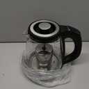 ShanSon Electric Kettle with Tea Infuser 1.7L Temperature Control Glass Electric Tea Kettle 1500W Fast Heating Water Boiler BPA Free Electric Teapot with 7 Presets Auto-Off & Boil-Dry Protection (Clear)