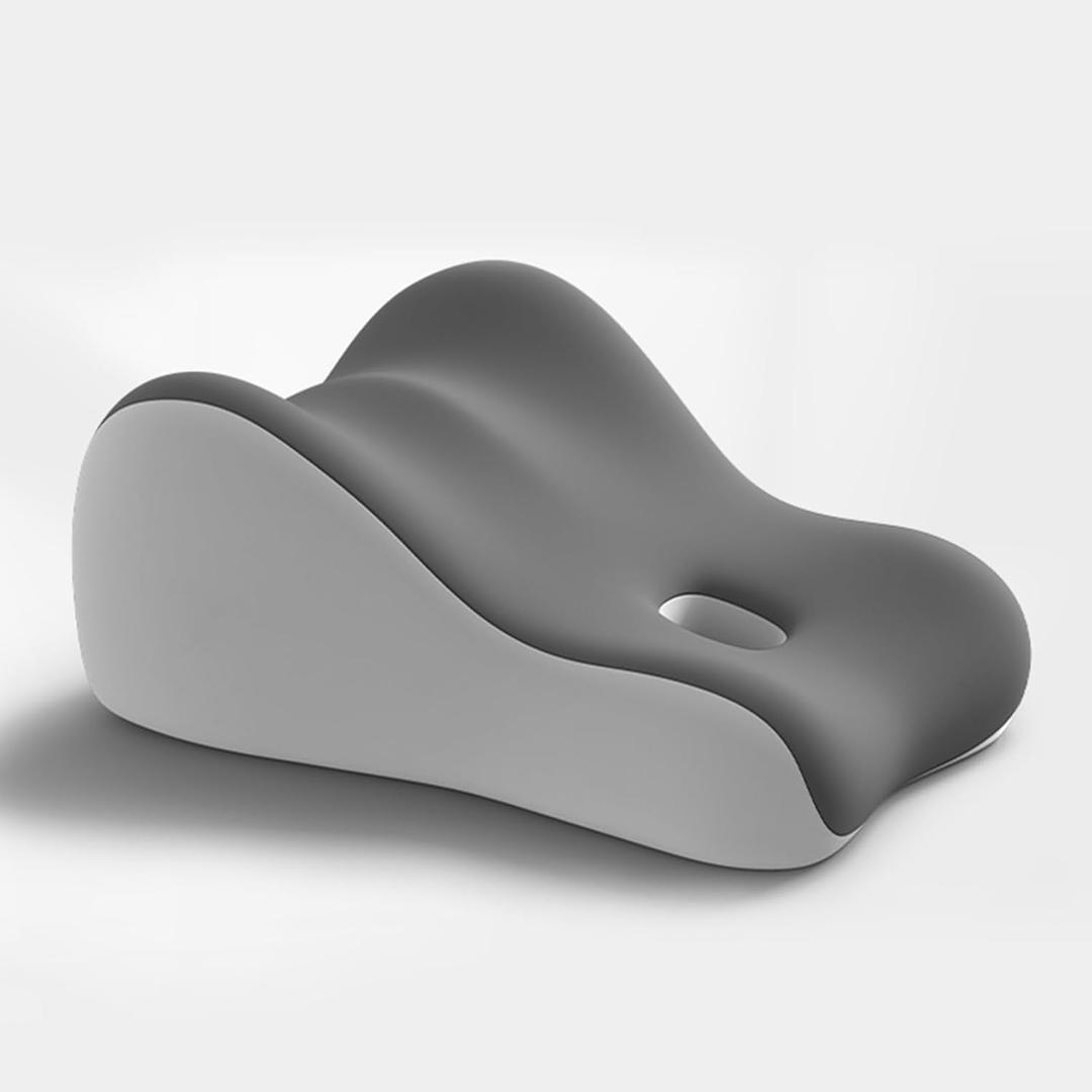 7 in 1 Couples Butt Cushion for Pregnant Furniture Position Couples Pillow Suitable for Home Use, Ideal for Sitting and Lying, Foam Pillow Modern and Simple Style - Black Grey