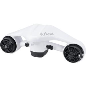 Asiwo Seascooter Electric Underwater Scooter with Action Camera Mount – Double Motor Waterproof Marine Scooter for Diving Swimming Snorkeling