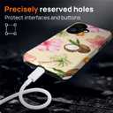 Case for iPhone 16 Plus [Compatible with MagSafe], Matte Soft Silicone + Hard PC Anti-Scratch Shockproof Protective 2-in-1 Case for Women Men - Summer Collage