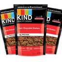KIND Healthy Grains Clusters, Dark Chocolate Granola, Gluten Free, 10g Protein, 11 Ounce (Pack of 3)