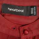 Heartbeat Blouse Red Size XS