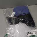 Huukeay 3 Pack Women's Long Sleeve Nursing Tops, Breastfeeding Hidden Zippers Shirts V Neck Maternity Pregnancy Tees Clothes (Medium, Black, White, Haze Blue)