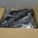 HOUSE DAY Black Velvet Hangers 60 Pack, Non Slip Clothes Felt Hanger Heavy Duty for Coat, Premium Slim Space Saving Suit Hangers for Closet Organizer, 360 Rotating Silver Hook