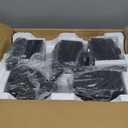 Bobtot Small Subwoofer Home Theater for TV Surround System 5 Wired Speakers Amplifier 4 inch Woofer Built-in Receiver Support ARC Optical Bluetooth Input for Projector