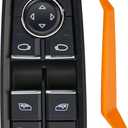 Power Window Switch Fits for Porsche 911 2012-2019.Front Left Driver Side Control Door vidrios Master Switch Replaces 99161315702DML