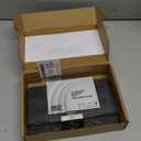 JQK Bathroom Glass Shelf Chrome, Tempered Glass Shower Storage 8 by 5 inches, 304 Stainless Steel Polished Chrome Wall Mount, TGS101L8-CH