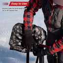 Sadnyy Ice Auger Powerhead Cover with Pockets Heavy Duty Waterproof Marine Ice Auger Cover for Fishing Accessories Waterproof Protective Bag with Tear-Resistant Storage Pockets & Drawstring (Black)