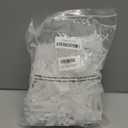 100 Pcs Christmas Light Clips - White Plastic Gutter Clips for Holiday String Lights - Weatherproof Decoration for Outside Roof Ridge Shingles Fence