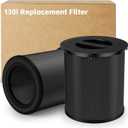 2-pack 130i Replacement Filter Compatible with PuroAir 130i Air Purifier, 3-Layer System pre Filter+HEPA Filter+Carbon Filter,Filters up to 99.9% of Smoke, Pollen, Dust and Common Household Pollutants