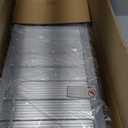 HOMCOM Wheelchair Ramp 5FT, Folding Aluminum Threshold Ramp with Non-Slip Surface, Transition Plate, Weight Capacity for Home, Doorways, Curbs, Steps