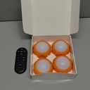 4 Pack Halloween LED Pumpkin Lights Battery Operated, Remote Control Always On/Colorful Candlelight Ambient Light Multi-Function Timing Bedside Light for Bedroom