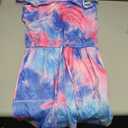 ToddlBy Romper Womens Summer Strapless Short Sleeveless Tie-Dye  S