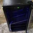 EUHOMY Beverage Refrigerator Cooler, 130 Can Mini Fridge with Glass Door for Soda Beer, Beverage Cooler for Home, Office, Bar with Adjustable Removable Shelves, Black (3.2 CUFT)