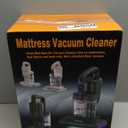 Mattress Vacuum Cleaner, 20Kpa Suction Bed Vacuum Cleaner with 253.7nm UV-C Light, 140F Heated Air, 30000 RPM Brushroll, 40,000Hz Ultrasonic, HEPA Filter, for Bed, Sofa, 500W Corded(Dark Gray)