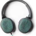 Skullcandy Riff On-Ear Wired Headphones, Convenient for Travel with 3.5mm AUX Plug, Built-in Microphone, Foldable Lightweight Comfortable Design, Durable Headband, Reliable Simplicity - Black