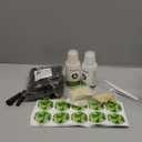 Ahopegarden 86PCS Hydroponic Pods Kit: Grow Anything Herb Kits with 600ml A&B Plant Food, 40 Grow Sponges, 40 Labels, 1 Tweezer  Hydroponics Supplies for Aerogarden&Most Brand Herb Garden