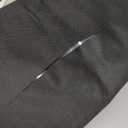 Onlyeasy 4 Pack Under Bed Clothes Storage Bags Organizer with Reinforced Handles and Zippers, Foldable Underbed Storage Container Bags for Blankets, Comforters, Bedding, Linen-like Black, MXAUBBP4 (Set of 4 Basic Soft Side Wall - Linen Like Black)