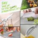 Camping Cutting Board Set - 7-in-1 Portable Foldable Chopping Board with Knife, Vegetable Washing Basket, Kitchen Essentials for Camping, RV, Picnic, Travel & Outdoor Cooking (Gray)