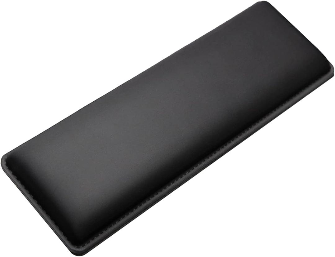 Faluber Cooling Gel Wrist Rest, 12.5-inch Length for Compact Keyboard, Memory Foam Palm Rest with Non-Slip Footpad, Ergonomic Design, Stain Resistant, PC Accessory Gaming Gear (Small-Compact)