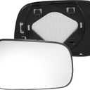 X AUTOHAUX Car Rearview Right Passenger Side Heated Mirror Glass Replacement W/Backing Plate for Honda CR-V CRV 1997 1998 1999 2000 2001 2002 2003 2004 2005