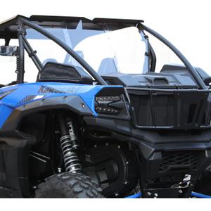 KIWI MASTER Rear Windshield for 2020-2025 Kawasaki Teryx KRX 1000 Accessories Hard Coat Poly Back Window Heavy Duty Polycarbonate Scratch Resistant