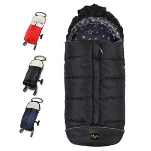 CozyMe Stroller Footmuff, Winter Stroller Cover for Toddler, Easy Temperature Reguration Stroller Bunting Bag for Baby, Waterproof Stroller Blanket Evolution for Cold Weather Child, 6M-4T (black/grey)