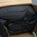 ANONER Fold Sofa Bed Couch Memory Foam with Pillow Futon Sleeper Chair Guest Bed and Fold Out Couch, Washable Cover Twin Size, Dark Gray