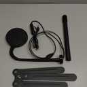 Grow Light 4.7'' LED Dual Ring,80W 6000K Full Spectrum Gooseneck Lamp for Indoor Plants Growing with Timer 4/8/12/18Hrs,Dimmable & Height Extendable 9-16''