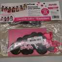 Mouse Ears Happy Birthday Banner, Mini Mouse Style Party Decorations, Party Supplies, Baby Shower Decor for Girls (style1)