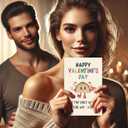 4 x Funny Valentines Day Card Gifts for Him Boyfriend, Naughty Valentine's Day Gifts for Men, Unique Valentines Day Cards for Husband, Taco Vday Cards