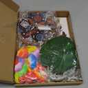 35 Pcs LED Luau Party Decor Hawaii Tropical Tiki Paper Lanterns Hibiscus Garland Monstera Leaf String Lights Birds Honeycomb Cutouts for Summer Birthday Party Decorations Supplies