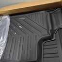 Floor Mats for 2018-2025 2026 Volkswagen Atlas 7 Passenger Bench Seating (Not for Cross Sport), All Weather TPE Durable Cargo Mat with Backrest Mats for VW Atlas Accessories